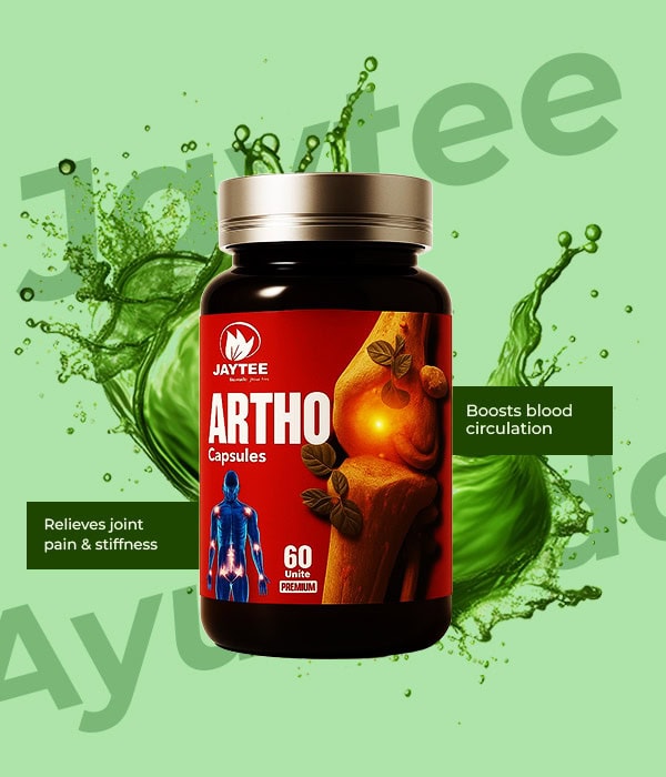 Jaytee Artho Capsules – Ayurvedic Joint Support with Gala Gond, Shallaki, Hadjod & Shilajit (60 Capsules) gallery