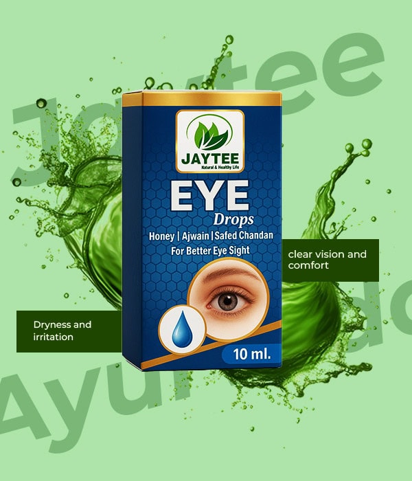 Jaytee Eye Drops – Natural Ayurvedic Blend with Honey, Ajwain & Safed Chandan (10ml) gallery