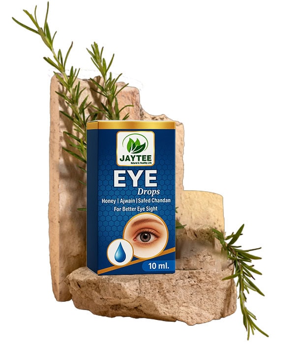 Jaytee Eye Drops – Natural Ayurvedic Blend with Honey, Ajwain & Safed Chandan (10ml)